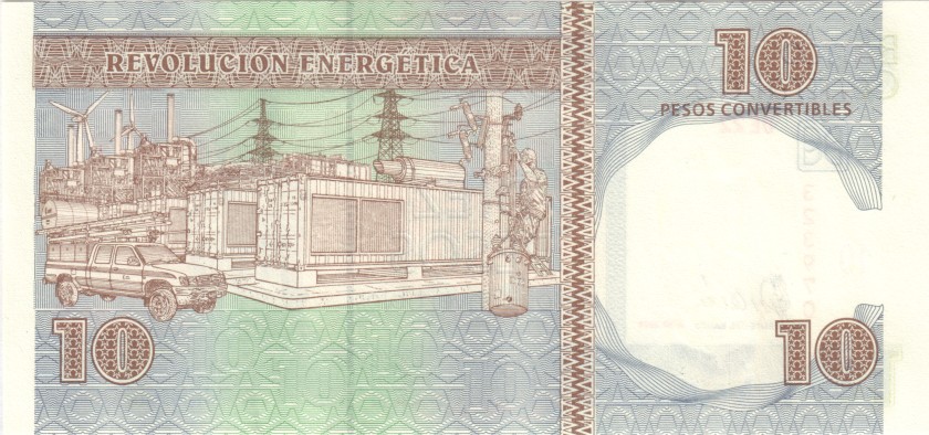 Cuba P-FX49 10 Pesos 2008 UNC