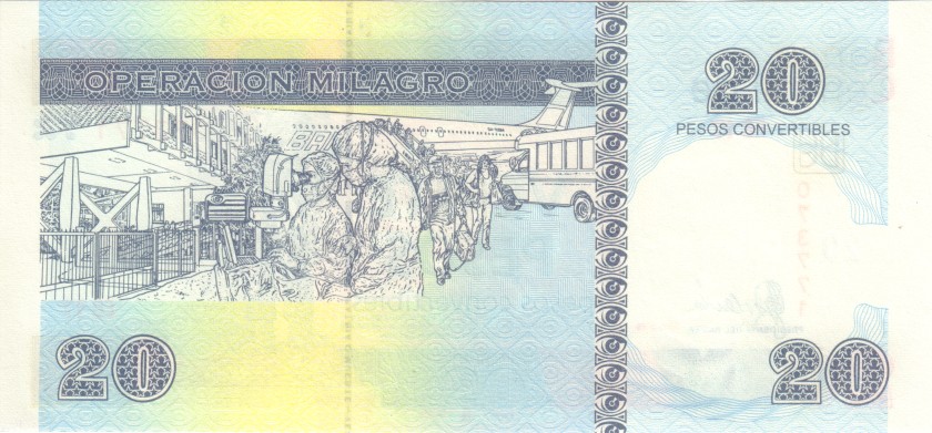 Cuba P-FX50 20 Pesos 2006 UNC