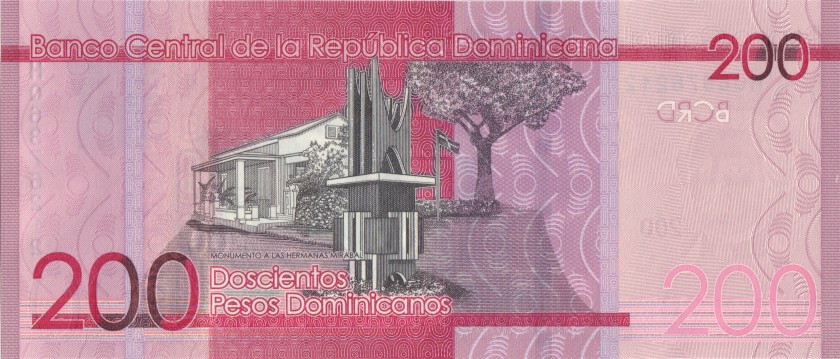 Dominican Republic P191 200 Pesos Oro 2023 UNC