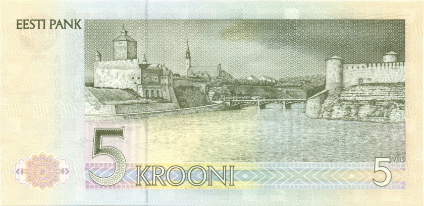 Estonia P71a 5 Krooni 1991 UNC