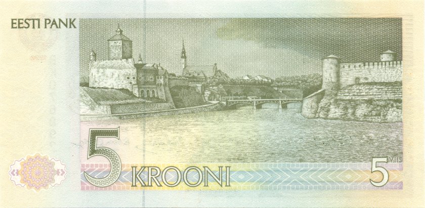 Estonia P71b 5 Krooni 1992 UNC