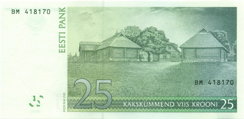 Estonia P84 25 Krooni 2002 UNC