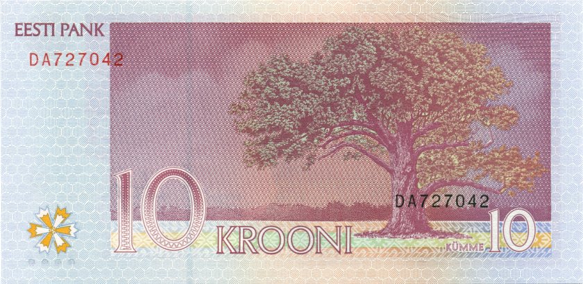 Estonia P86b 10 Krooni 2007 UNC