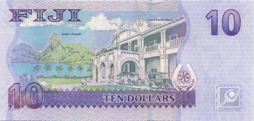 Fiji P111a 10 Dollars 2007 UNC