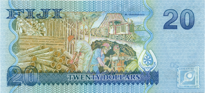 Fiji P112 20 Dollars 2007 UNC