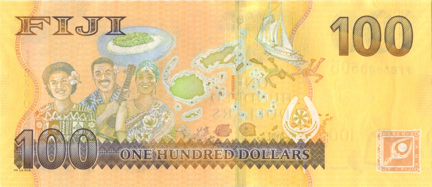 Fiji P119b 100 Dollars 2012 UNC