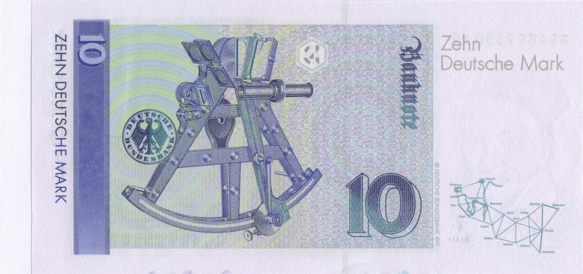 Germany P38d 10 Deutsche Mark 1999 UNC