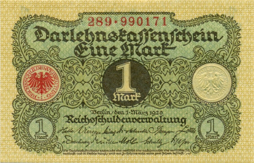 Germany P58 1 Mark 1920