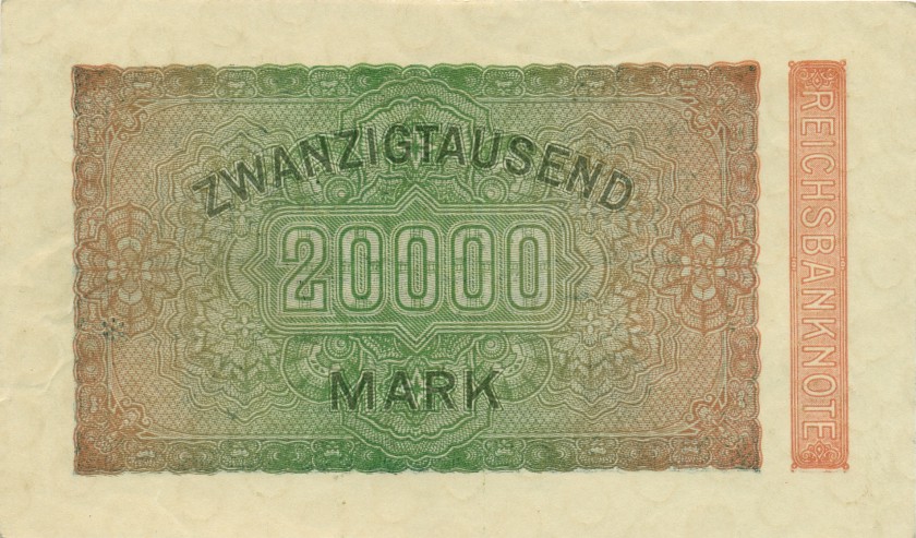 Germany P85a 20.000 Mark 1923 AU