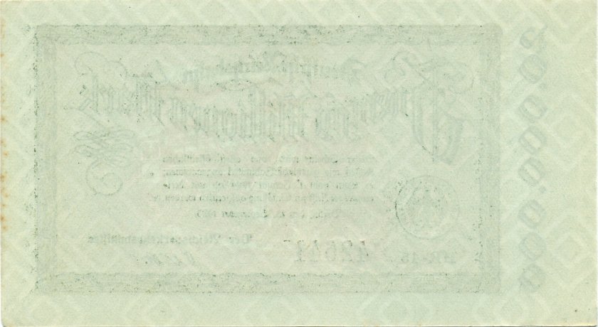 Germany P-S1015(1) 20.000.000 Mark 1923 AU