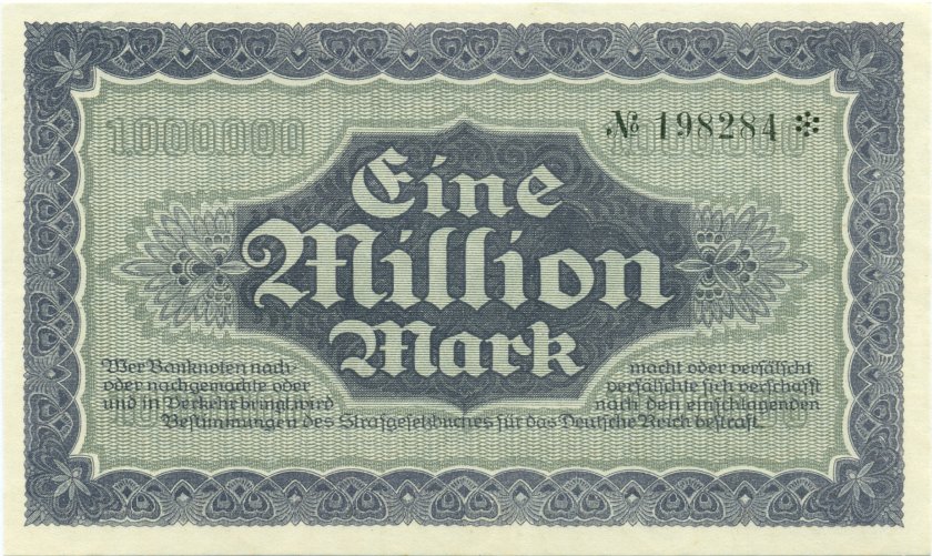 Germany P-S962(6) 1.000.000 Mark 1923 UNC