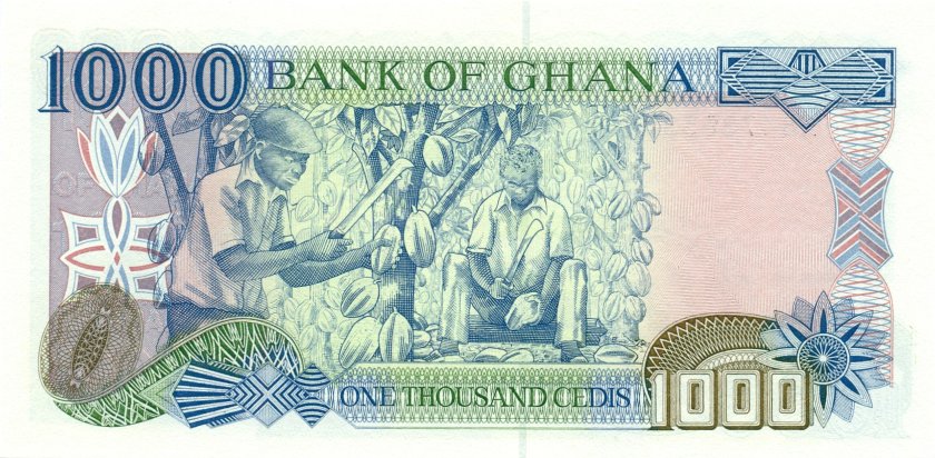 Ghana P32a 1.000 Cedis 1996 UNC