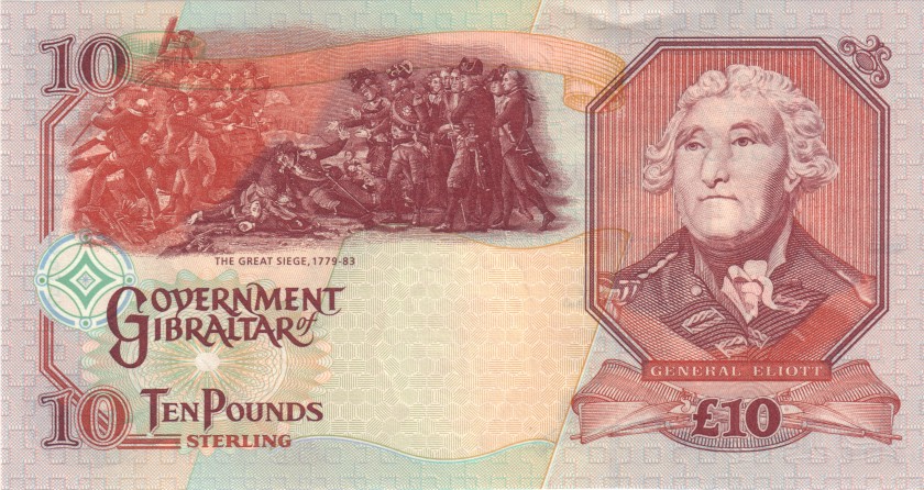 Gibraltar P32 10 Pounds Sterling 2006 UNC