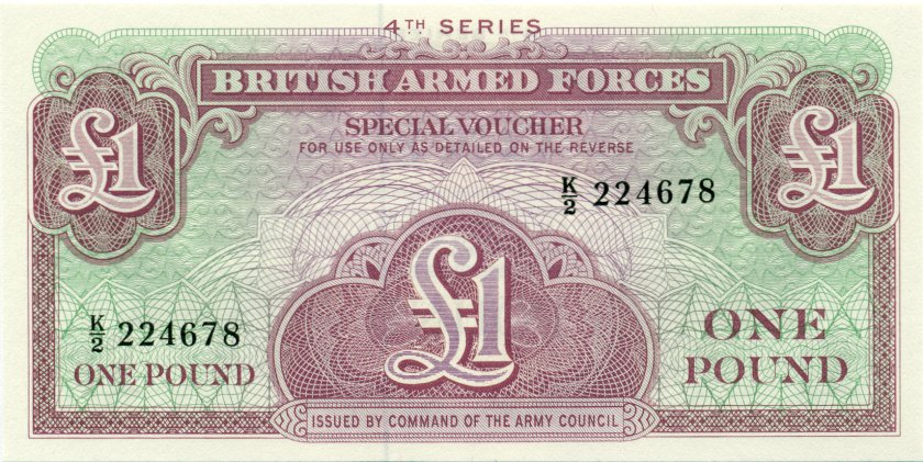 Great Britain Military P-M36 1 Pound 1962 UNC