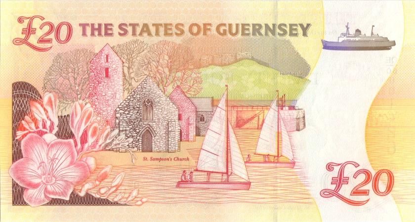 Guernsey P61 20 Pounds 2012 UNC