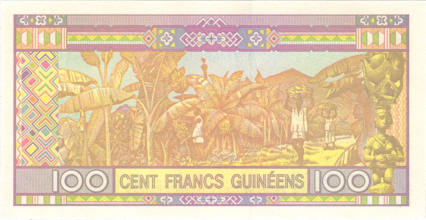 Guinea P35c 100 Guinean Francs 2015 UNC