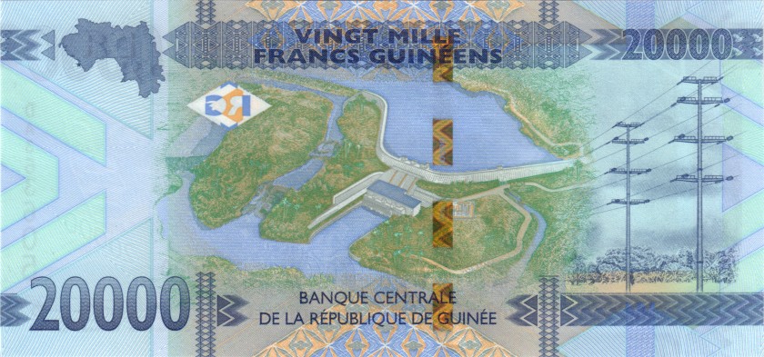 Guinea P50 20.000 Guinean Francs 2020 UNC