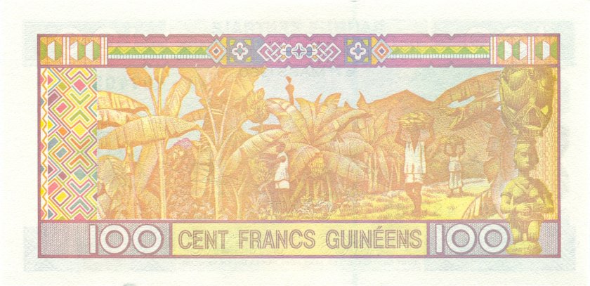 Guinea P35b 100 Guinean Francs 2012 UNC