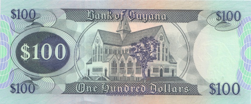 Guyana P31(3) 100 Dollars 1999-2005 UNC