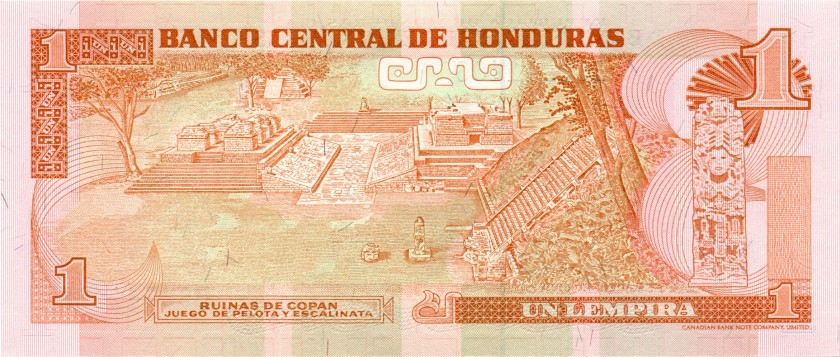 Honduras P71 1 Lempira 1992 UNC