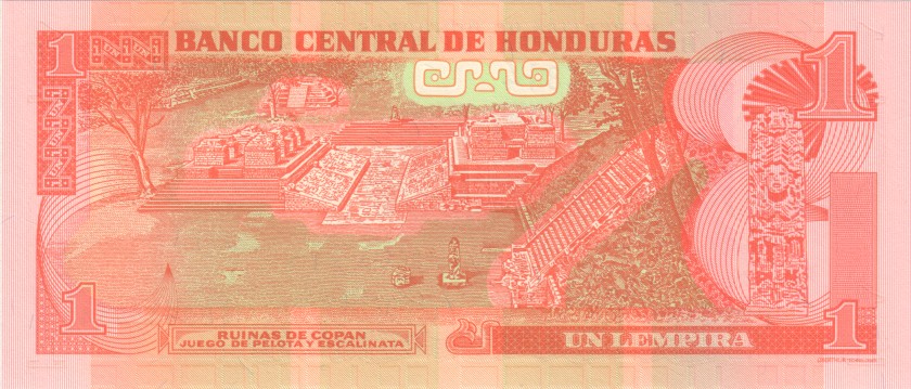 Honduras P89a 1 Lempira 2008 UNC