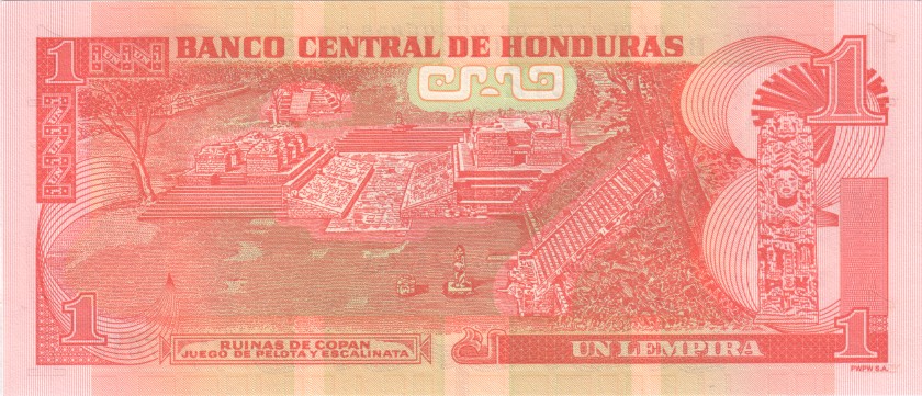 Honduras P96e 1 Lempira 2022 UNC