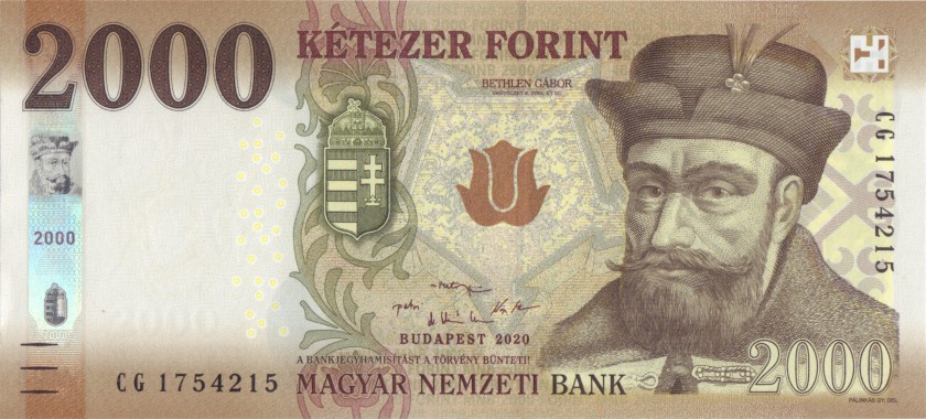 Hungary P204c 2.000 Forint 2020 UNC