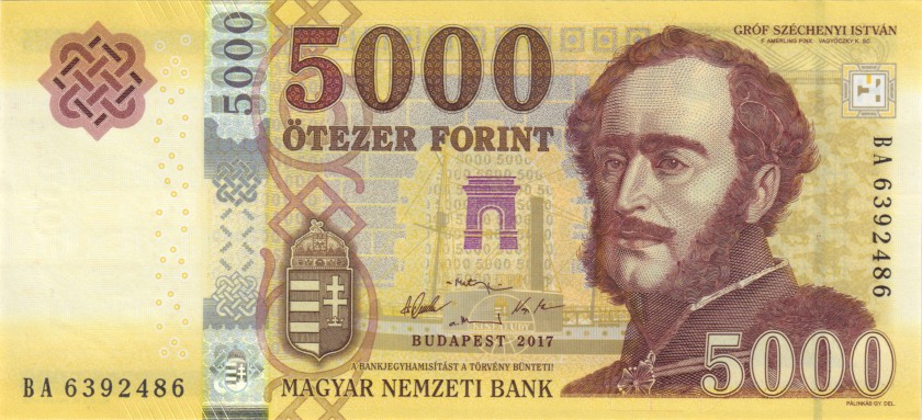 Hungary P205b 5.000 Forint 2017 UNC