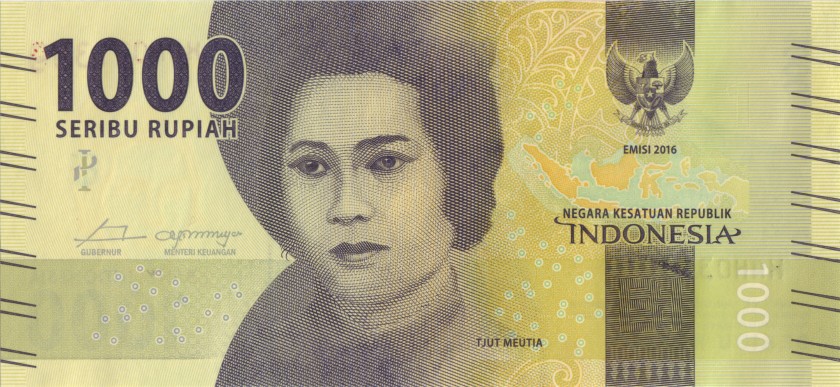 Indonesia P154ar REPLACEMENT 1.000 Rupiah 2016 UNC