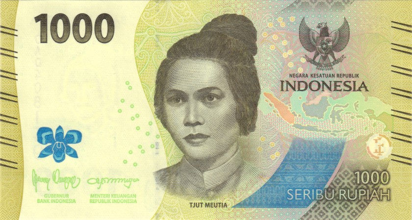 Indonesia P-W162 1.000 Rupiah 2022 UNC