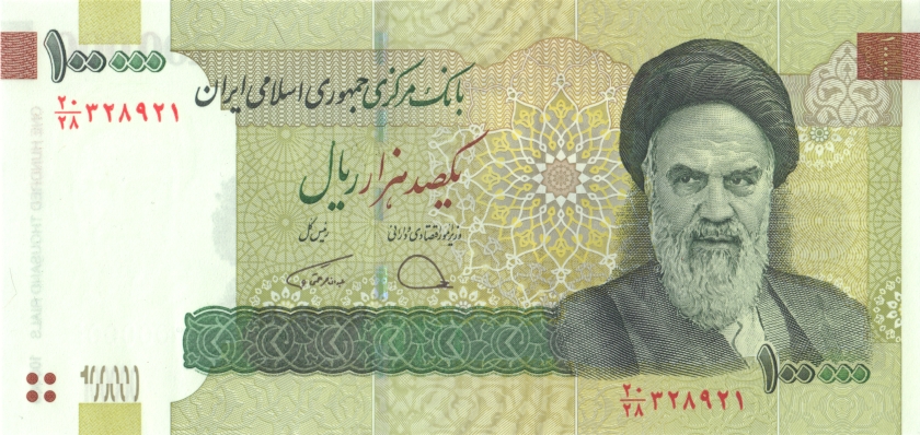 Iran P151e 100.000 Rials 2021 UNC