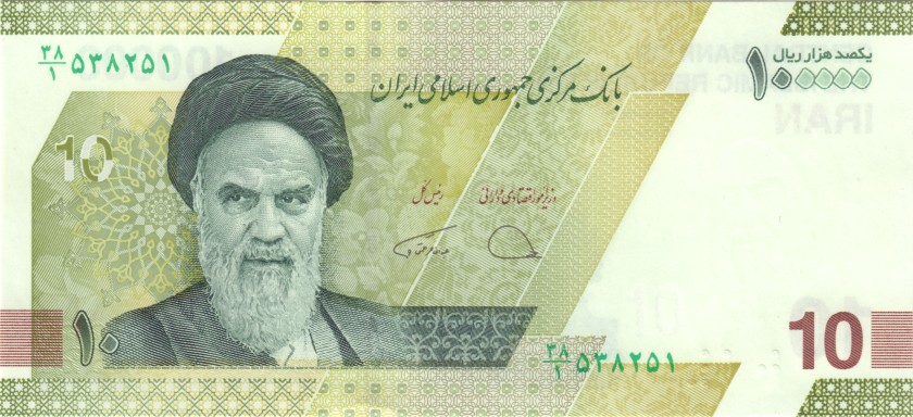 Iran P-NEW 100.000 Rials 2021 UNC