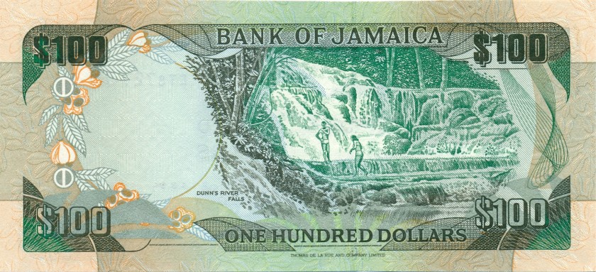 Jamaica P76a 100 Dollars 1994 UNC