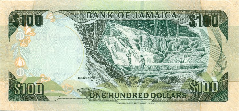 Jamaica P84b 100 Dollars 2006 UNC