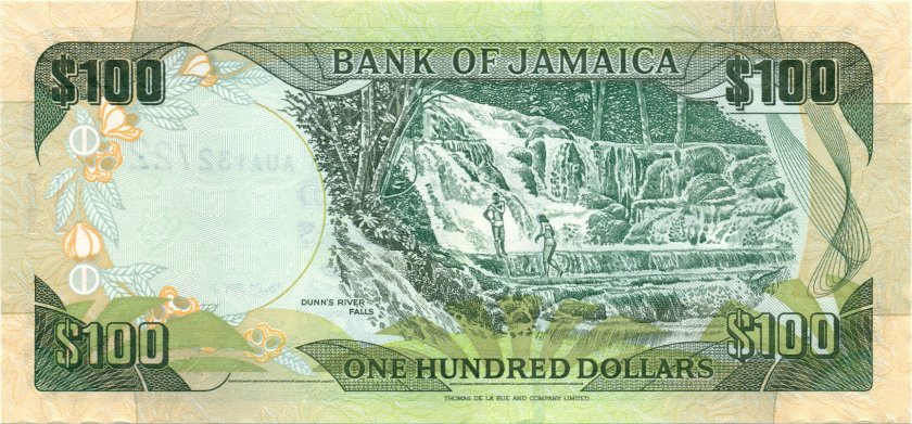 Jamaica P84f 100 Dollars 2011 UNC