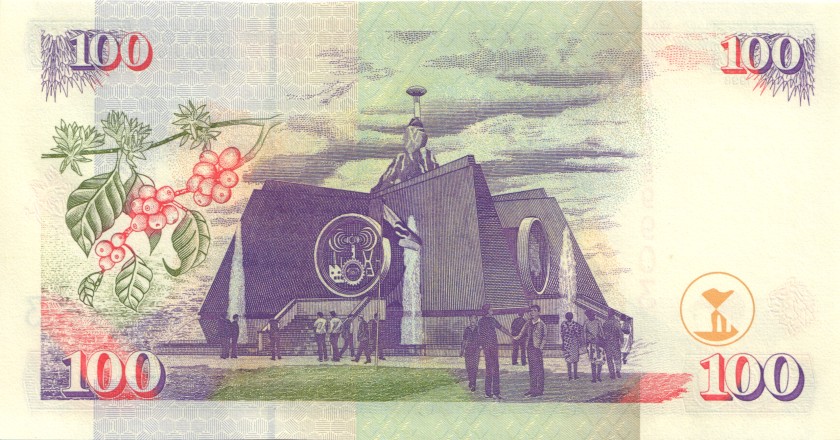 Kenya P37c 100 Shillings 1998 UNC