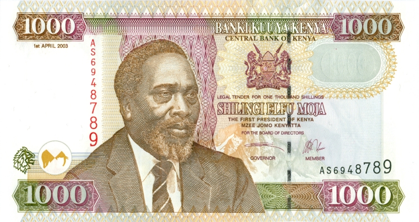 Kenya P45a 1.000 Shillings 2003 UNC