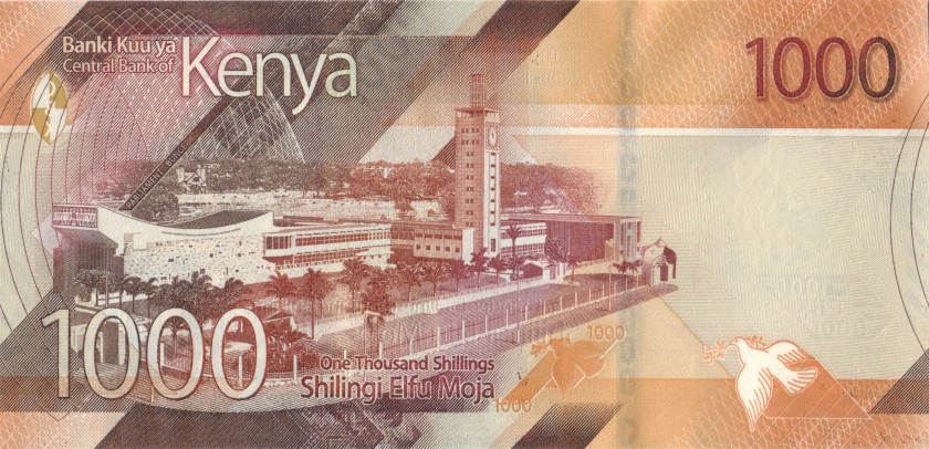 Kenya P-W56 1.000 Shillings 2019 UNC