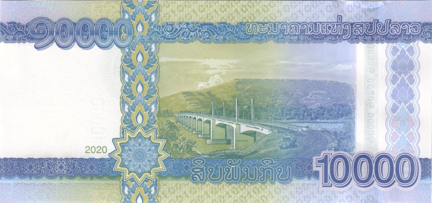 Laos P-W41A, W41B, W41C 5.000, 10.000, 20.000 Kip 3 banknotes 2020 UNC