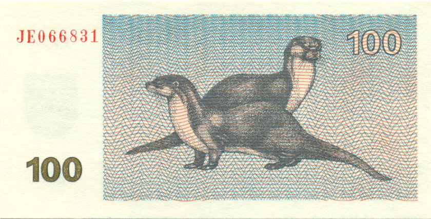 Lithuania P42 100 Talonas 1992 UNC