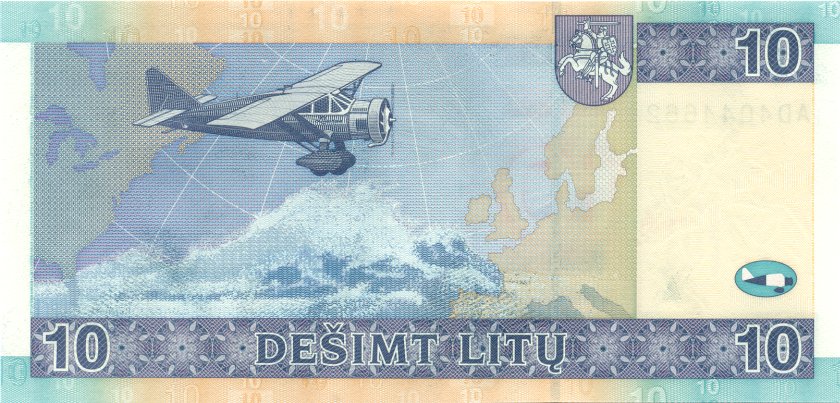 Lithuania P68 10 Litas 2007 UNC
