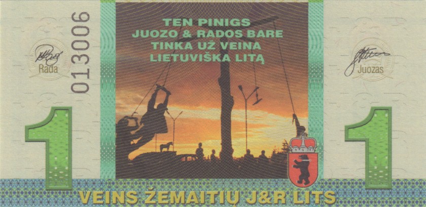 Lithuania PNL 1, 2, 3, 4, 5, 7, 10, 13, 15, 20 HBH Litas 10 banknotes 2005 UNC