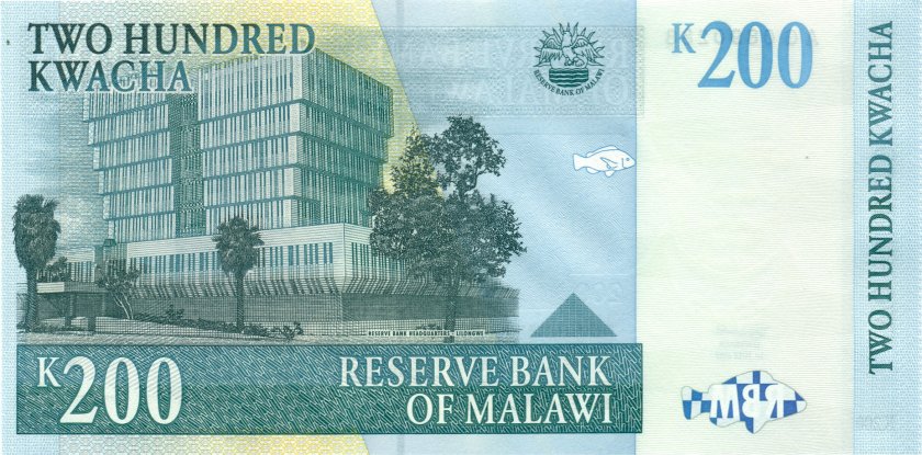 Malawi P41 200 Kwacha 1997 UNC