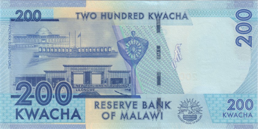Malawi P60f 200 Kwacha 2020 UNC
