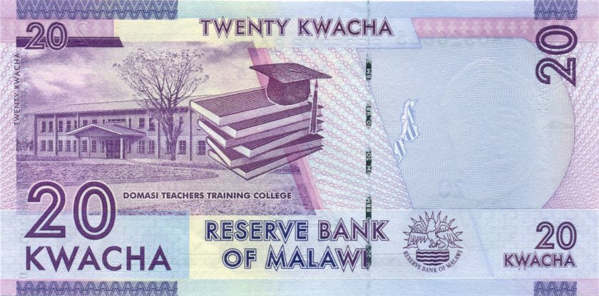 Malawi P57a 20 Kwacha 2012 UNC