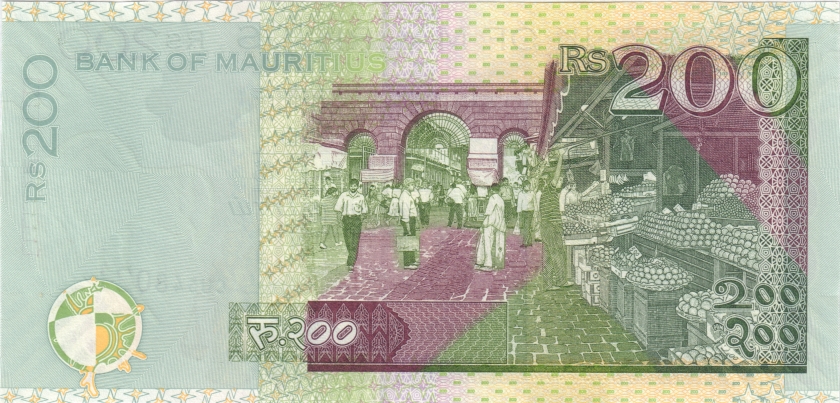 Mauritius P61d 200 Rupees 2022 UNC