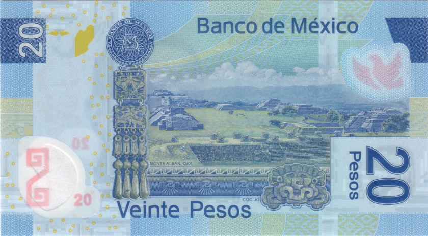 Mexico P122a 20 Pesos 19.06.2006 UNC