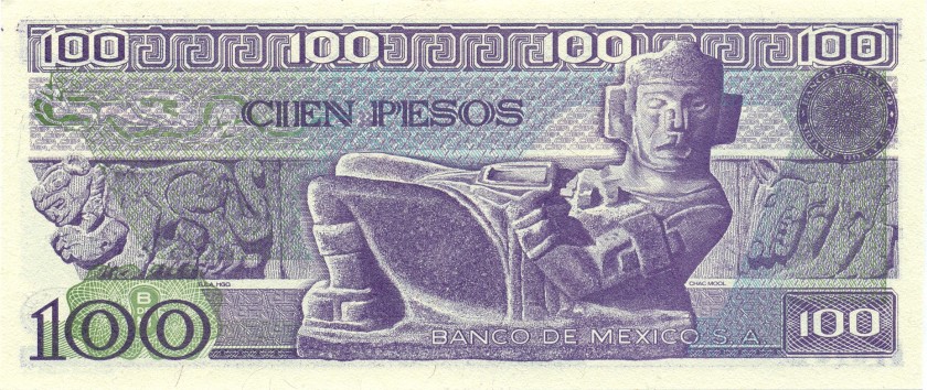 Mexico P74c 100 Pesos 1982 UNC