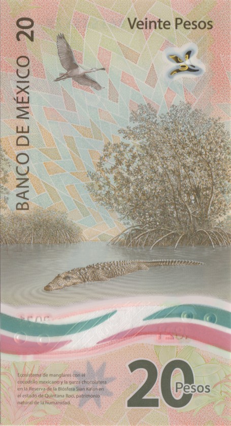Mexico P-W132(12) 20 Pesos 05.10.2021 UNC