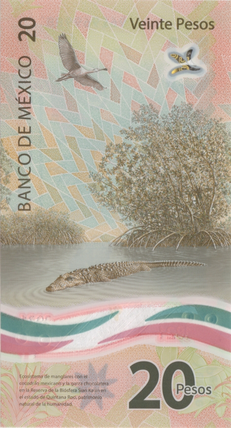 Mexico P-W132(13) 20 Pesos 05.10.2021 UNC